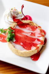 いちごミルクプリンタルト