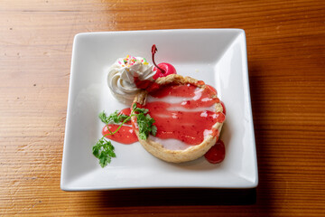 いちごミルクプリンタルト