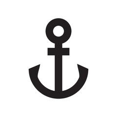vector icon of Anchor icon on white background