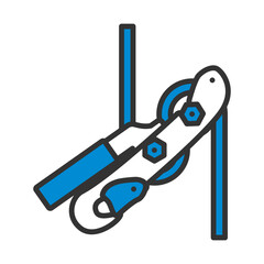 Alpinist Rope Ascender Icon