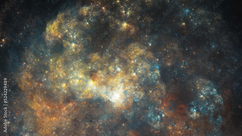 Wall mural starboost nebula - good for gaming content or sci-fi productions