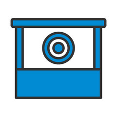 Prize Shooting Range Icon
