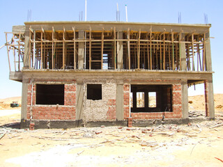 Construction Photo, shot is selective focus with shallow depth of field. Photo taken at Cairo Egypt...