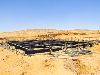 Construction Photo, shot is selective focus with shallow depth of field. Photo taken at Cairo Egypt...