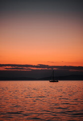 Beautiful Sunset on Greek island of Thassos - 524232463