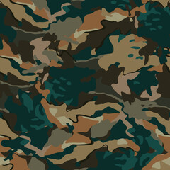 Materiał do szycia seamless camouflage pattern on background
