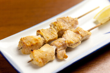 鶏むね肉の串焼き
