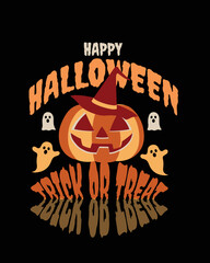Happy Halloween t-shirt design