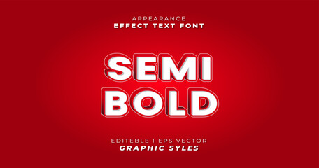 Font efek teks vektor yang dapat diedit, cocok untuk promosi, acara, periklanan, penggunaan stiker digital dan cetak.