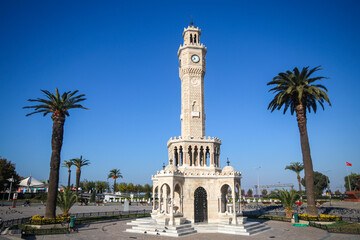 Fototapeta premium Izmir historical old clock tower