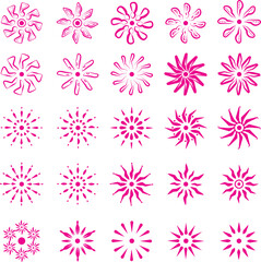 Flower Icon set 