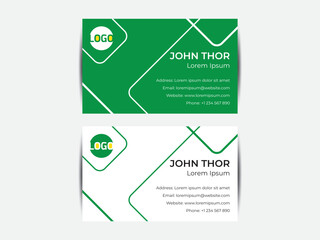Abstract Flat Business Card