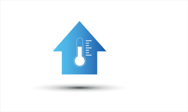 casa, climatizzazione, termometro, temperatura