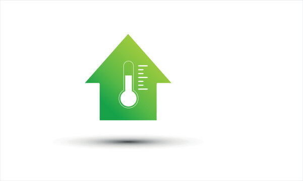 casa, climatizzazione, termometro, temperatura