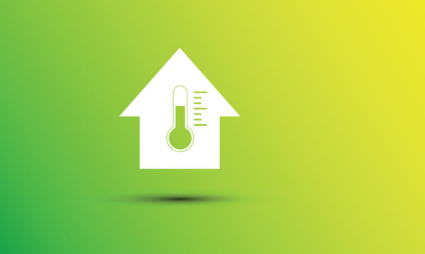 casa, climatizzazione, termometro, temperatura
