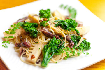 筍とホタルイカのパスタ