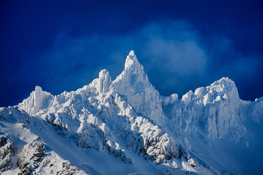 The magnificent Hj&oslash;rundfjord in between the Sunnm&oslash;re Alps, M&oslash;re og Romsdal, Norway.