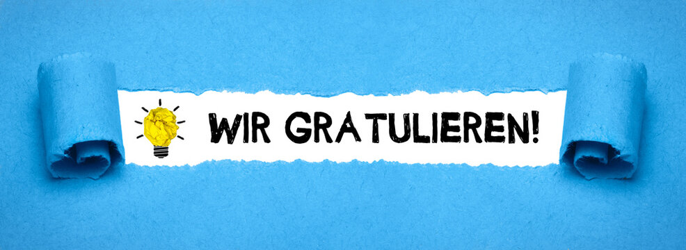 Wir gratulieren!