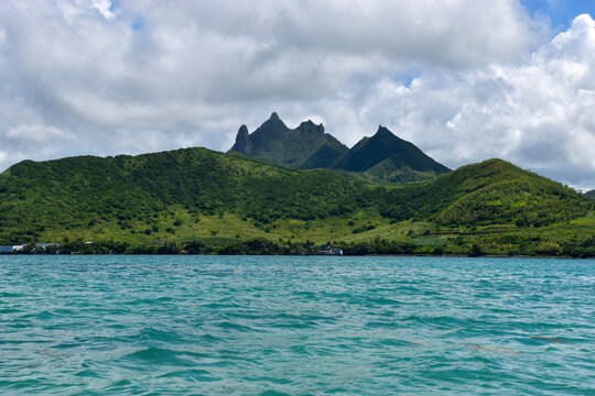 lake and mountains