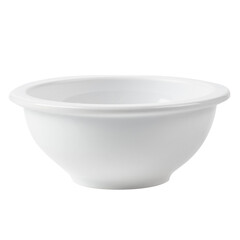 White Ceramic Bowl isolated on alpha background