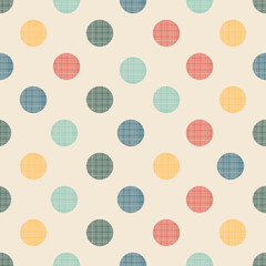 Hearts vector abstract seamless pattern