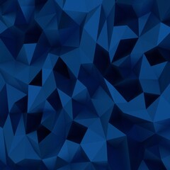 Obraz premium abstract blue wave background, night simple and elegant 3d render wallpaper
