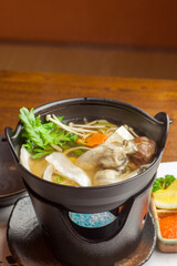 魚と牡蛎の小鍋