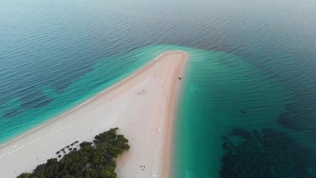 Zlatni Rat Golden Horn Beach in Bol Brac Croatia