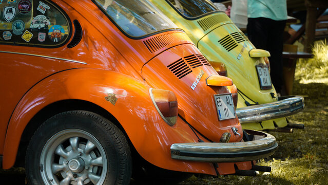 17 July 2022 Eskisehir Turkey. Vw beetle gathering camp in Saricakaya Eskisehir Turkey