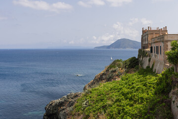 For his abdication, Napoleon took up residence in the Mulini villa at the top of Portoferraio...