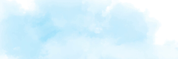 Panorama view blue sky with clouds background.