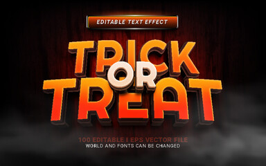 trick or treat text effect