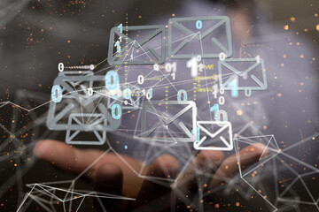 mail communication support contact concept service