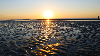 Sunset at the Beach, De Panne