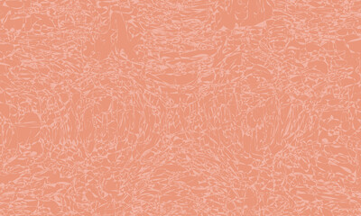 An abstract monochrome background of light salmon patches against a soothing coral color. Composition in the form of a chaotic arbitrary pattern. Vector illustration, EPS 10.