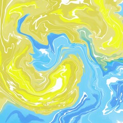 Abstract background yellow and blue wave