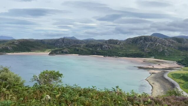 Gruinard Bay is a large remote coastal embayment, located 12 miles north of Poolewe