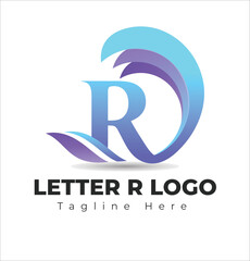 letter R logo design