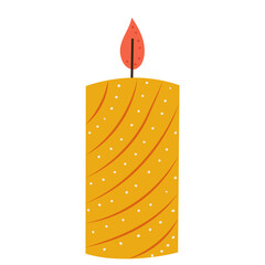 candle in doodle style isolated, vector
