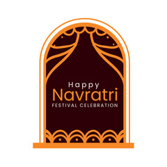 Happy Navratri festival celebration