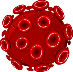virus red 