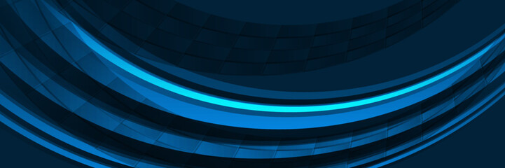 Abstract dark blue background vector