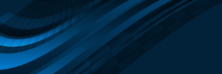 Obraz premium Abstract dark blue background vector