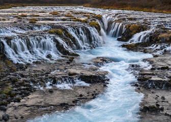 Bruarfoss Waterfall, Iceland