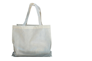 White cloth bag for fill sonething.