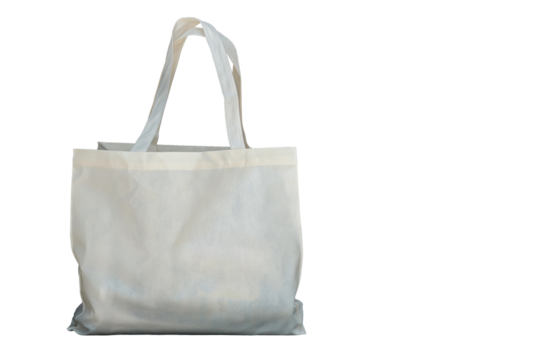 White cloth bag for fill sonething.