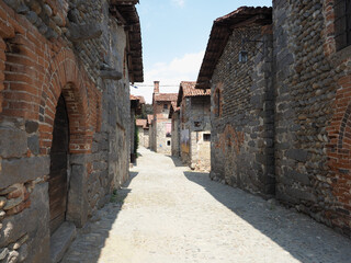 Fototapeta premium Ricetto medieval village in Candelo