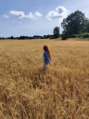 child in the field