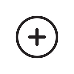 Add icon. Plus icon. Interface icon. UI icon. The user interface Illustration. SVG icons.