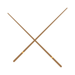 chopsticks icon isolated